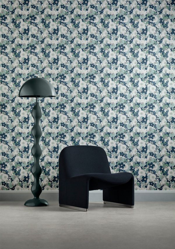 Field Day Wallpaper Agnes Sage insitu style revolutionary.